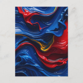 Postal Capas Sobre Capas De Pintura