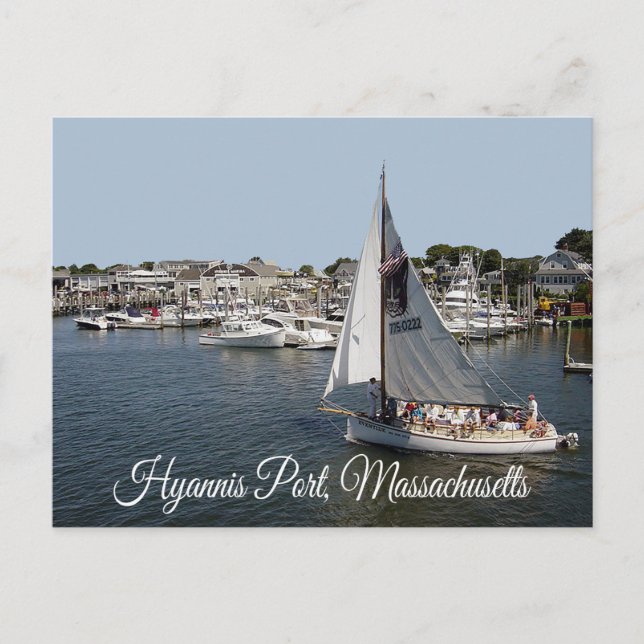 Postal Cape Cod, Hyannis Port, Massachusetts, Estados Uni (Anverso)