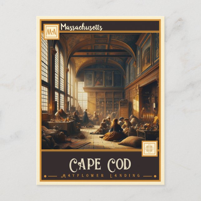 Postal Cape Cod, Massachusetts | Vintage (Anverso)