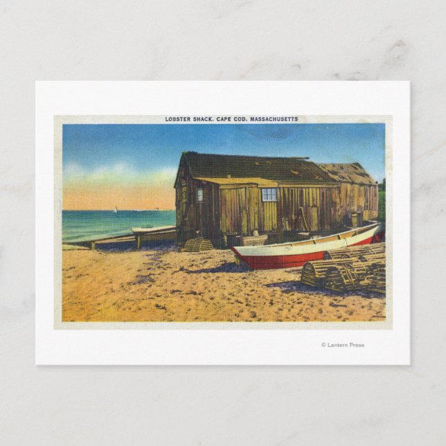 Postal Cape Cod, MassachusettsView of a Lobster Shack (Anverso)