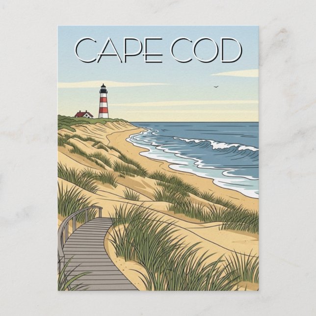 Postal Cape Cod National Seashore Travel (Anverso)