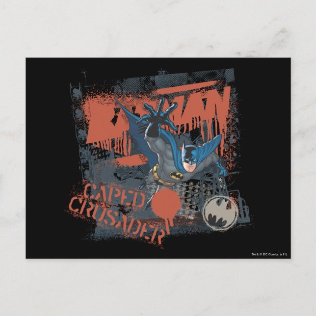 Postal Cape Crusader Collage (Anverso)