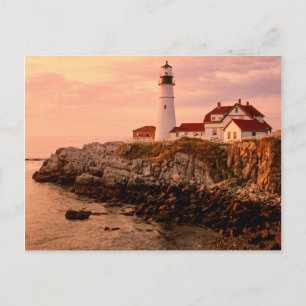 Postal Cape Elizabeth   Luz de cabeza de Portland   Maine