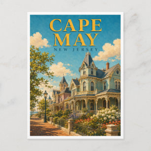 Postal Cape May Nueva Jersey Distrito Victoriano GeoSaga