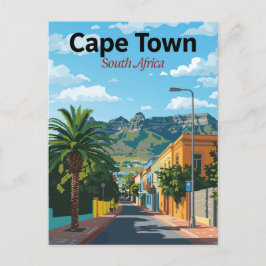 Postal Cape Town South Africa Colorful Street