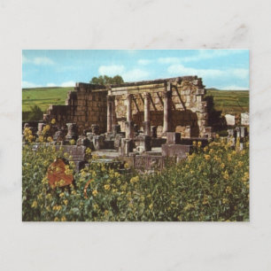 Postal Capernaúm, Galilea, Sinagoga Temprana