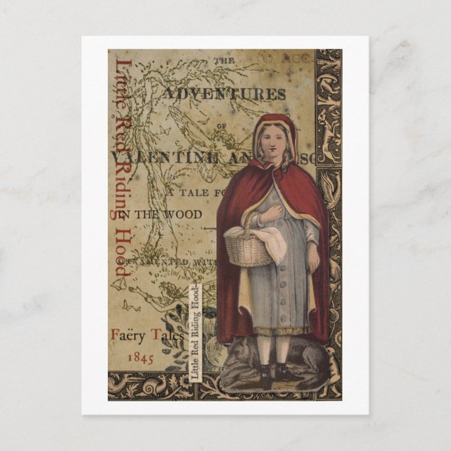 Postal Caperucita Roja (Anverso)