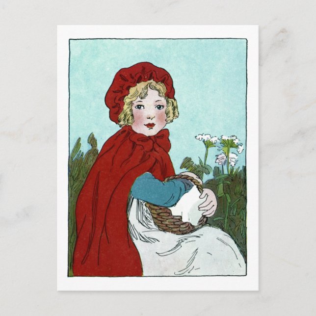Postal Caperucita Roja (Anverso)
