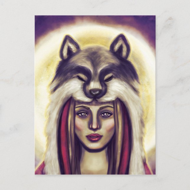 Postal Caperucita Roja (Anverso)