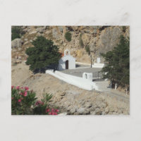 Capilla, bahía de St Paul, Lindos, Rodas.