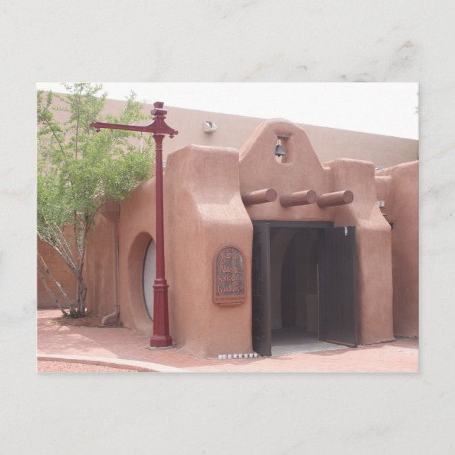 Postal Capilla, ciudad vieja, Albuquerque, nanómetro (Anverso)