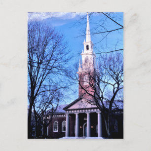 Postal Capilla conmemorativa de Harvard