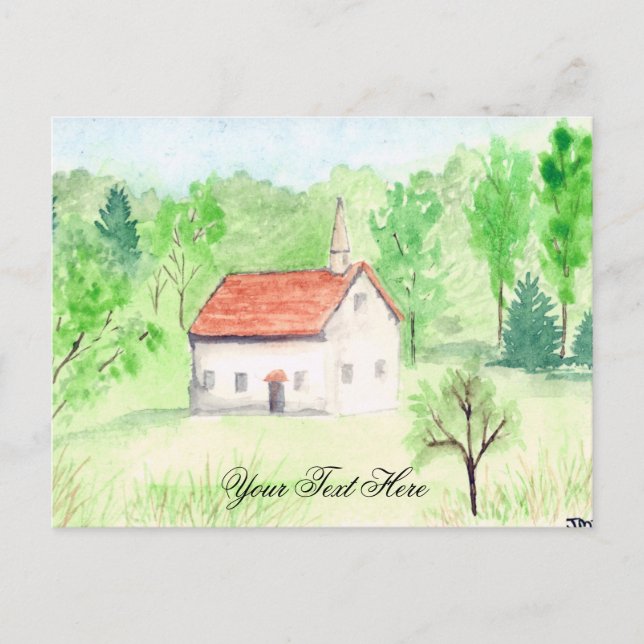 Postal Capilla de campo (Anverso)