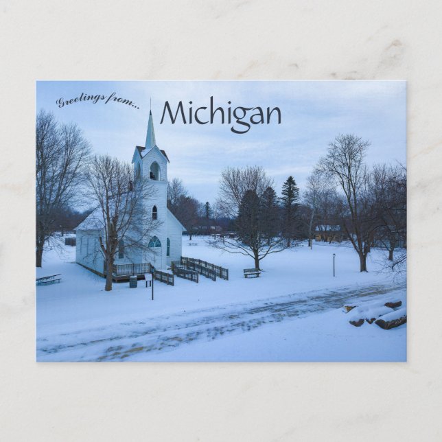 Postal Capilla de Coldwater Road Flint Michigan (Anverso)