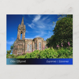 Postal Capilla de estilo gótico en las Azores