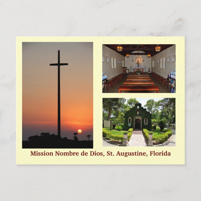 Postal Capilla de la misión Nombre de Dios Postcard (Anverso)