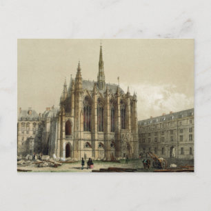 Postal Capilla de La Sainte, París