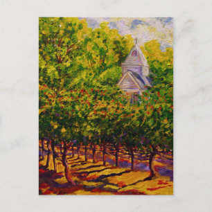 Postal Capilla de Saint Genevieve en bodega de Creek de M