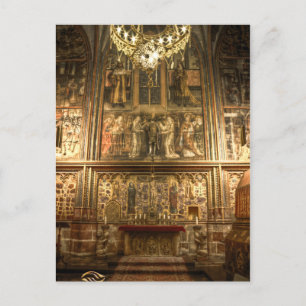 Postal Capilla de San Wenceslas Catedral de San Vitus Pra