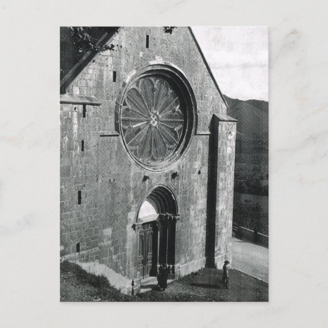 Postal Capilla de Seynes-les-alpes (Anverso)