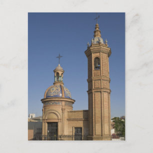 Postal Capilla del Carmen, Sevilla, España