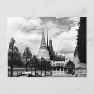 Postal Capilla del Palacio Real de Bangkok Tailandia Vint