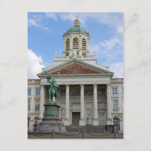 Postal Capilla del Palacio Real de Bélgica en Bruselas