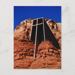 Postal Capilla en la roca, Sedona, Arizona