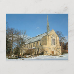 Postal Capilla Harbison en Invierno en Grove City College