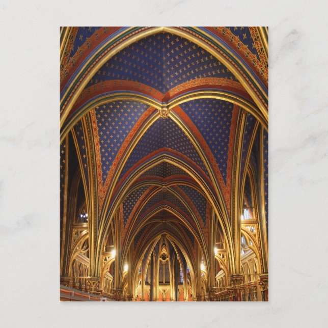 Postal Capilla Santa París (Anverso)