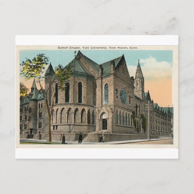 Postal Capilla Yale Battell (Anverso)
