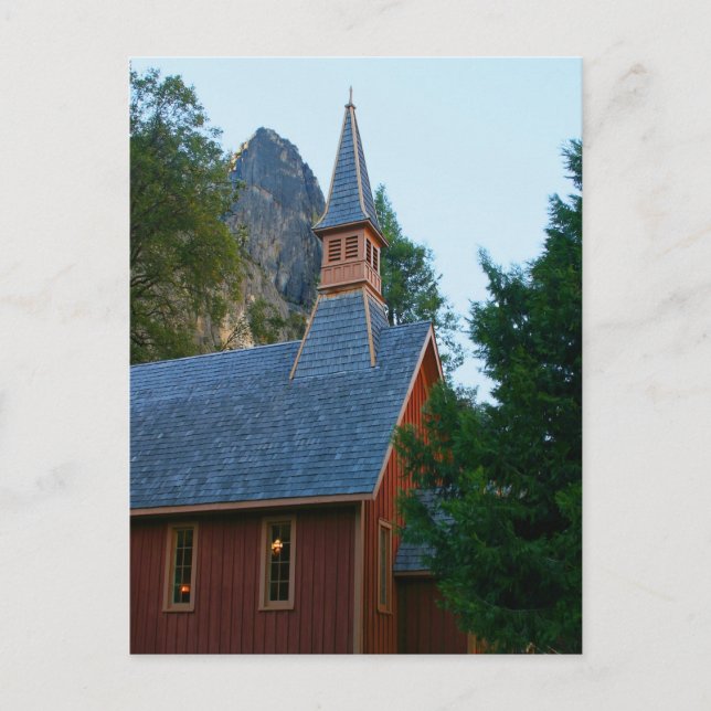 Postal Capilla Yosemite (Anverso)