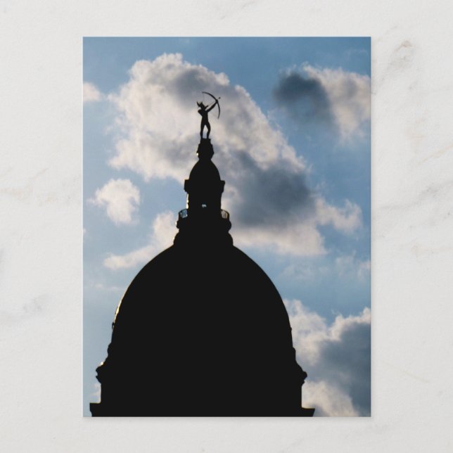 Postal Capital Dome Topeka Kansas (Anverso)