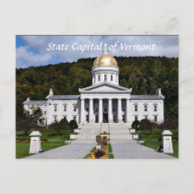 Capital Estatal de Vermont- Postcard