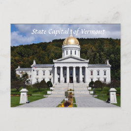 Postal Capital Estatal de Vermont- Postcard