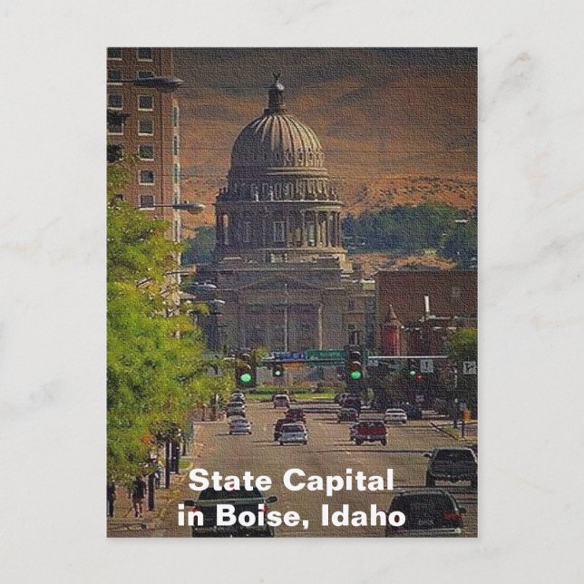 Postal Capital estatal en Boise, Idaho (Anverso)