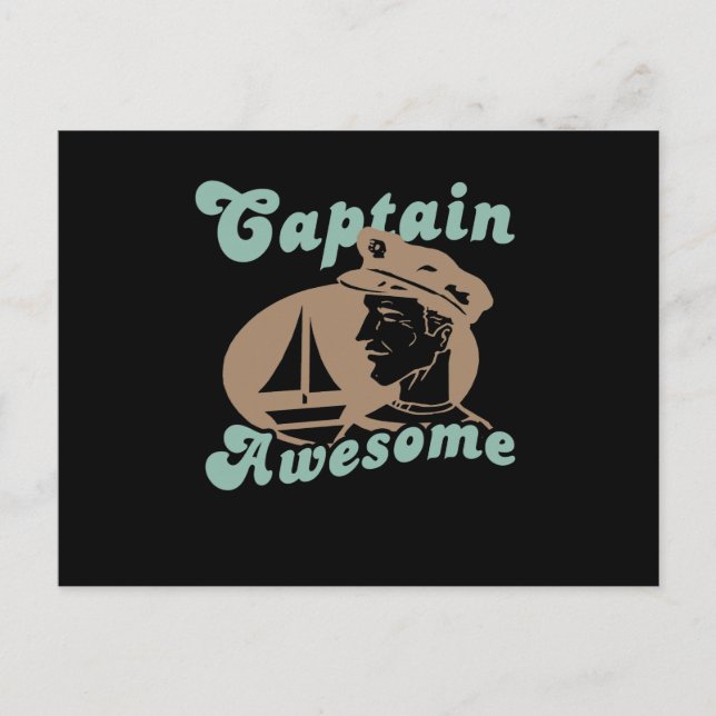 Postal Capitán Awesome (Anverso)
