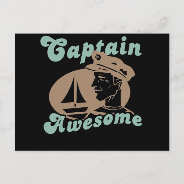 Postal Capitán Awesome (Anverso)