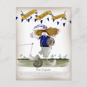 Postal capitán de fútbol escocés