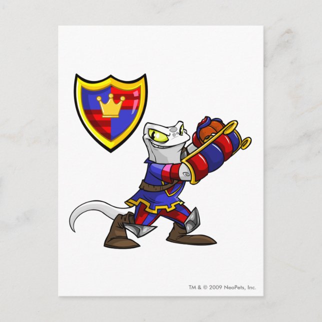 Postal Capitán del equipo de Meridell 1 (Anverso)