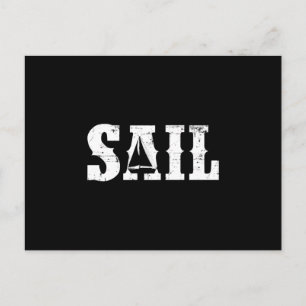Postal Capitán del velero barco de vela Idea de regalo de