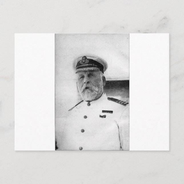 Postal Capitán EJ Smith del Titanic (Anverso)