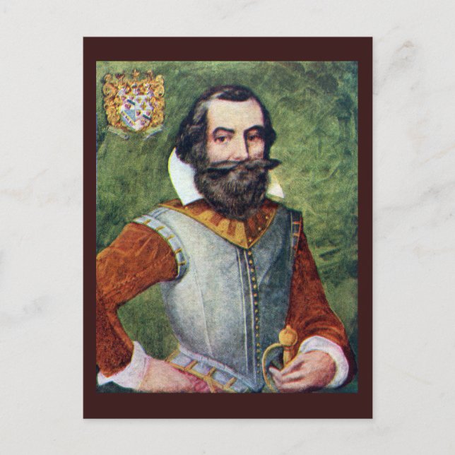 Postal Capitán John Smith Jamestown Colony (Anverso)
