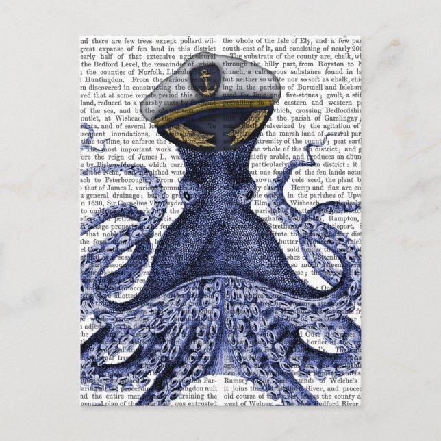 Postal Capitán Octopus (Anverso)