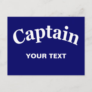 POSTAL CAPITÁN - PERSONALIZABLE