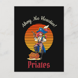Postal Capitán Pirata Lady