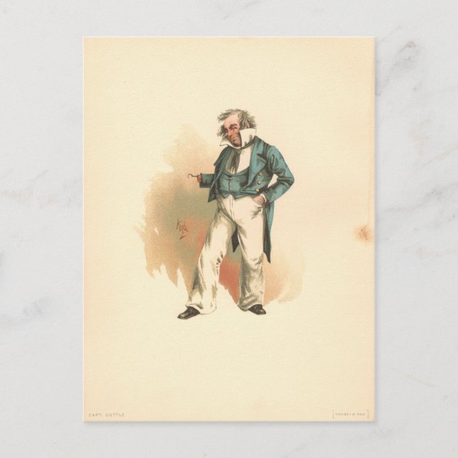 Postal Capitán Vintage Cuttle Dombey & Son (Anverso)