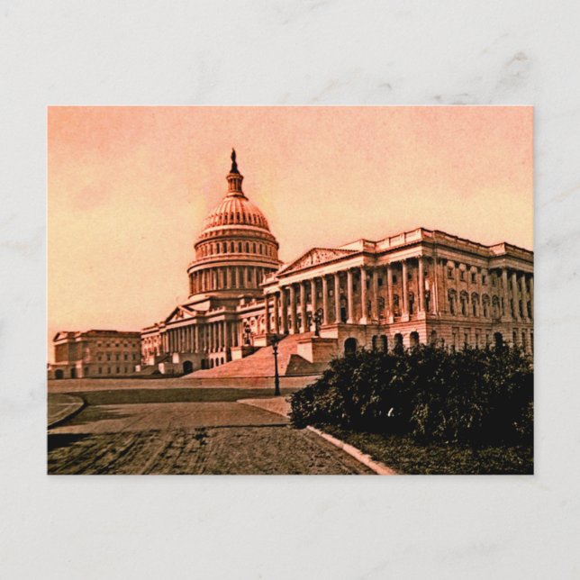 Postal Capitol Building Washington DC Vintage America (Anverso)