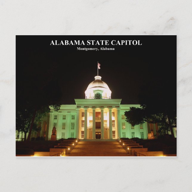 POSTAL CAPITOL ESTATAL DE ALABAMA (Anverso)