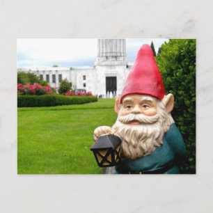 Postal Capitol Lawn Gnome